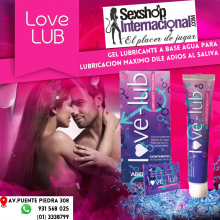 LOVE LUB GEL INTIMO MAS LUBRICACION ADIOS DILE A LA SALIVA SEXSHOP